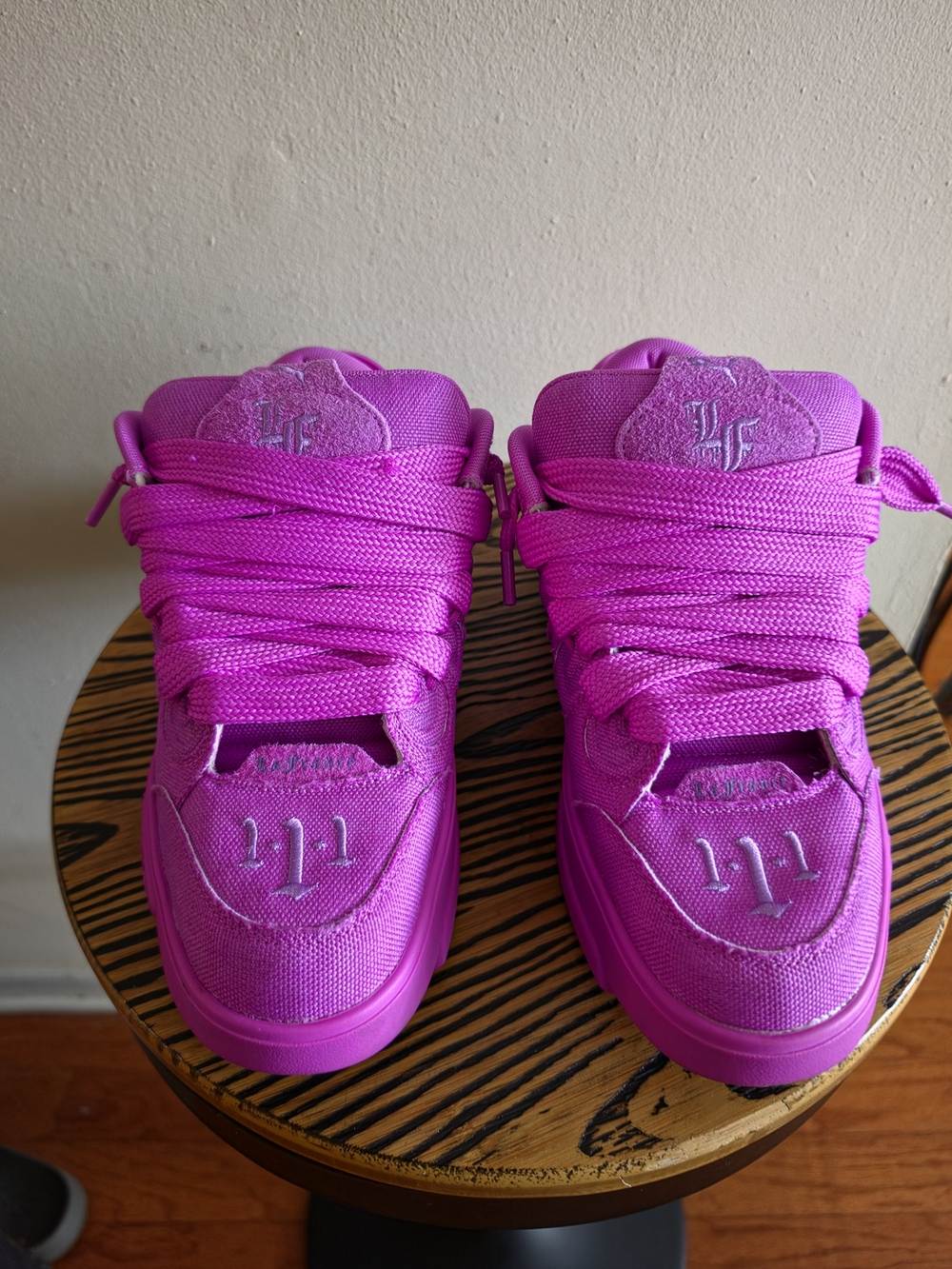 PUMA x LaMelo Ball LaFrancé Butterfly sneakers.